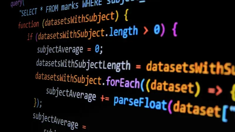 Code Next.js d'un site entreprise affiché sur un écran de développeur
