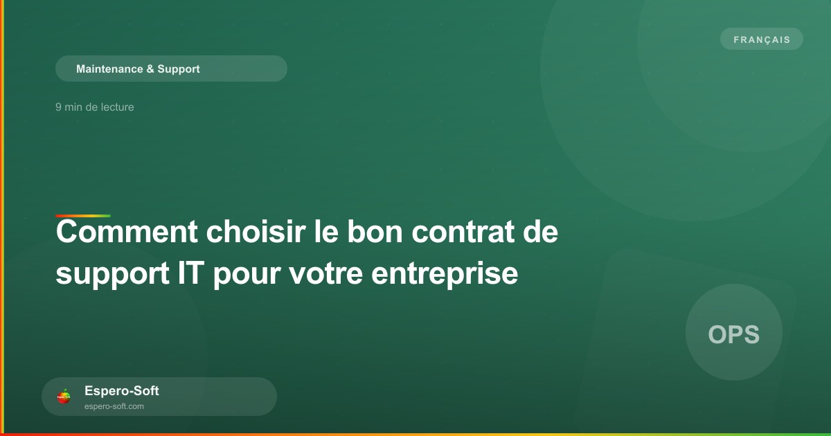 Équipe de support IT analysant un contrat de service avec un client