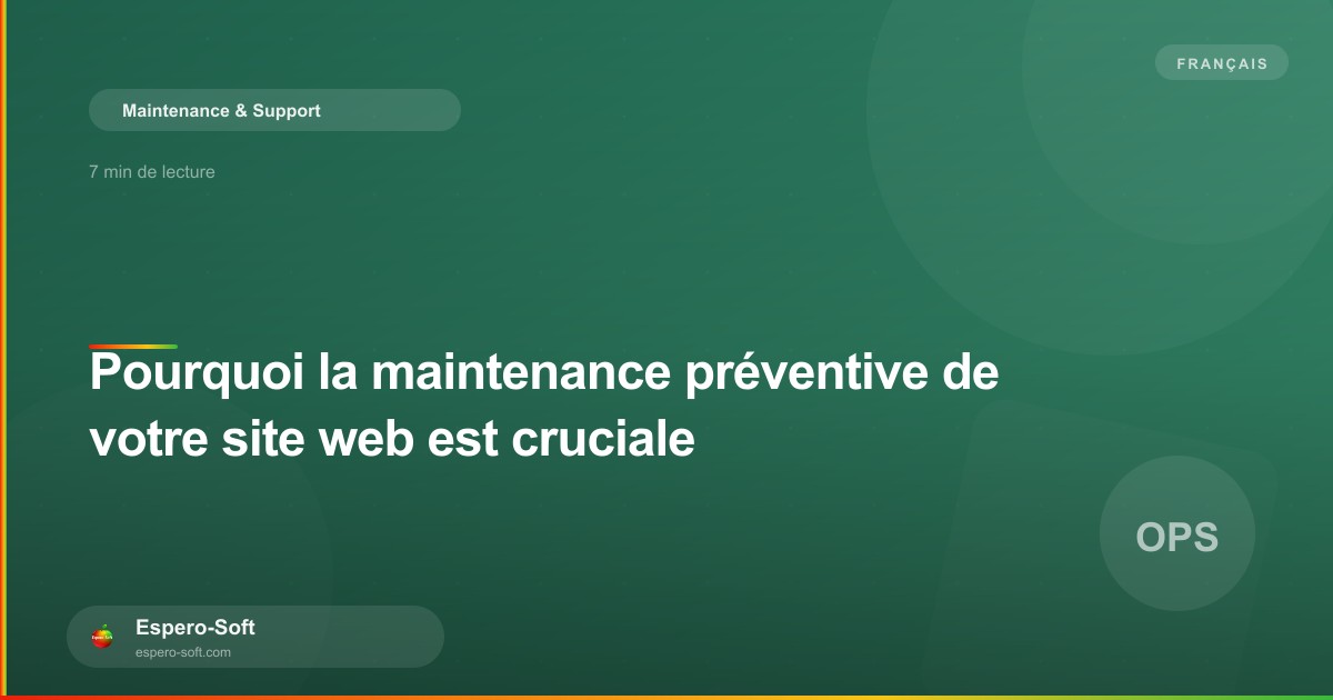 Technicien effectuant la maintenance préventive d'un serveur web